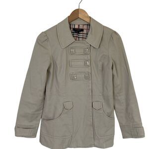 Sandro Sportswear Womens‎ Jacket Size Small Khaki Utility Lightweight